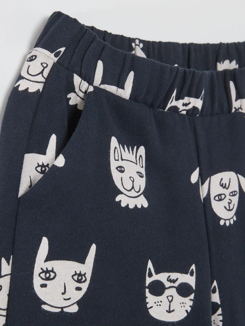 Pantalon en molleton X Little Bad Wolf - Noir