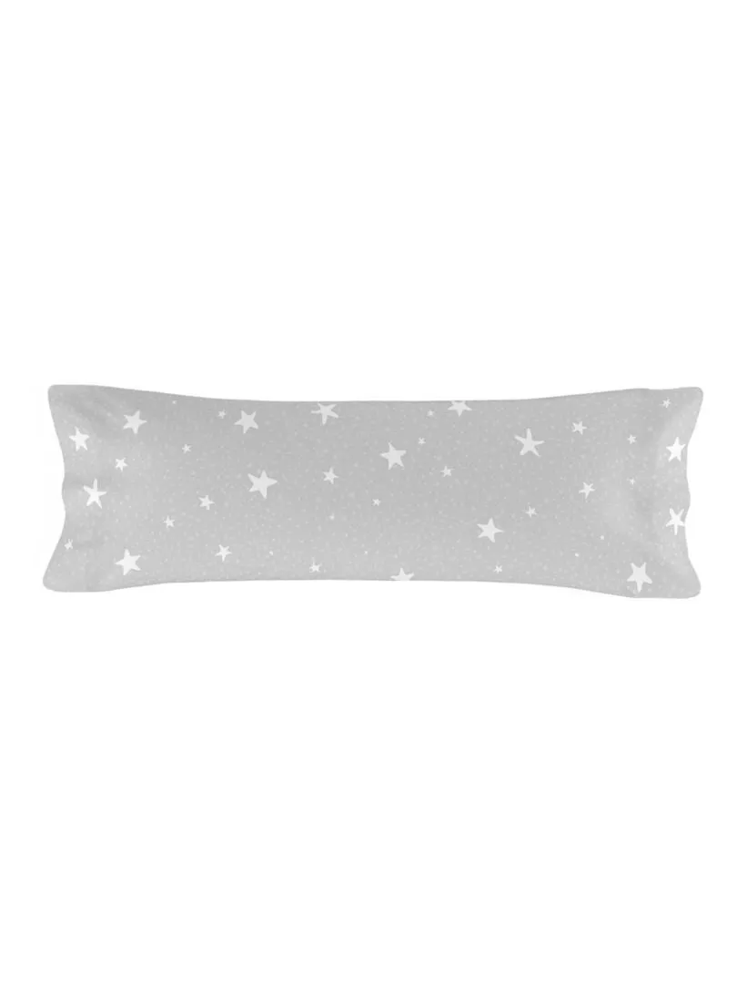 Parure housse de couette 2 pièces Little star "Happyfriday" - Gris