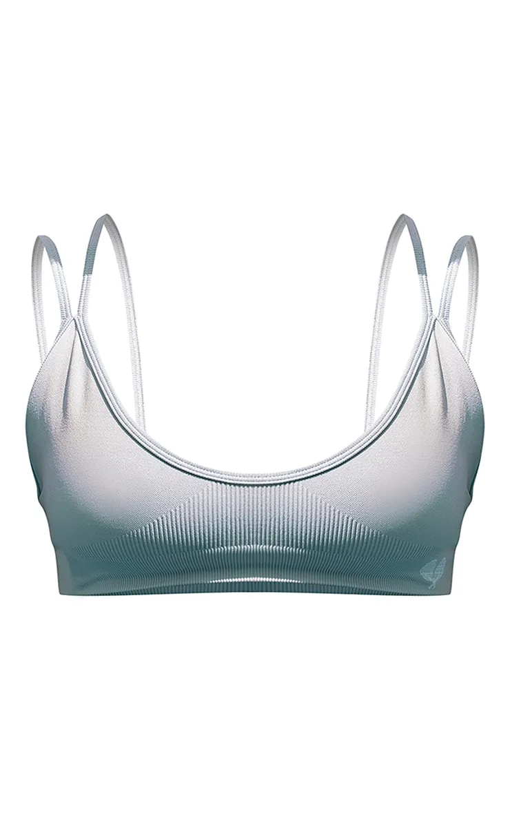 PLT Sport Brassière de sport bleuet sans coutures à bretelles croisées