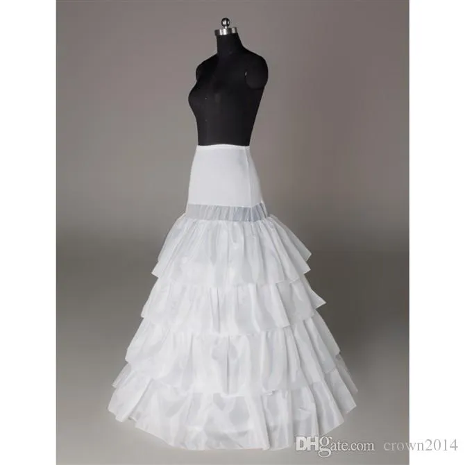 Plus La Taille Mariée Crinoline Jupon Jupe 3 Cerceaux Jupons Pour Robes De Bal Accessoires De Mariage Échantillon Réel De Haute 