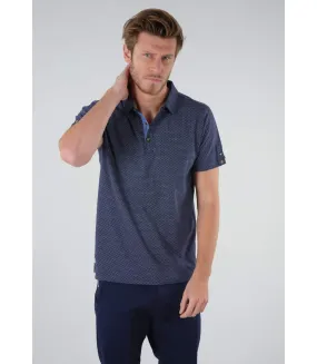 Polo manches courtes boutonné à motifs RAINLESO