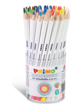 Pot de 60 crayons de couleur Minabella - N/A