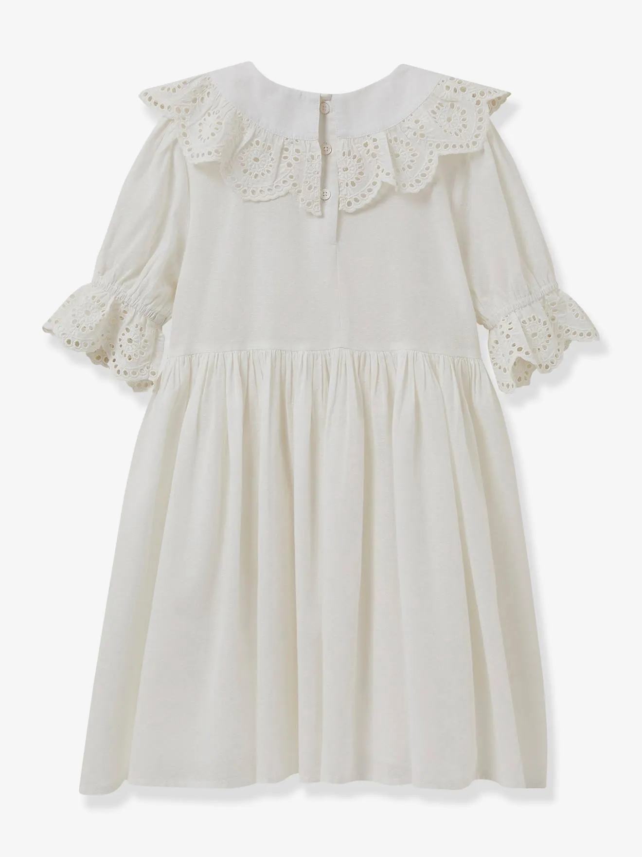 Robe de cérémonie Adeline fille CYRILLUS blanc - Cyrillus