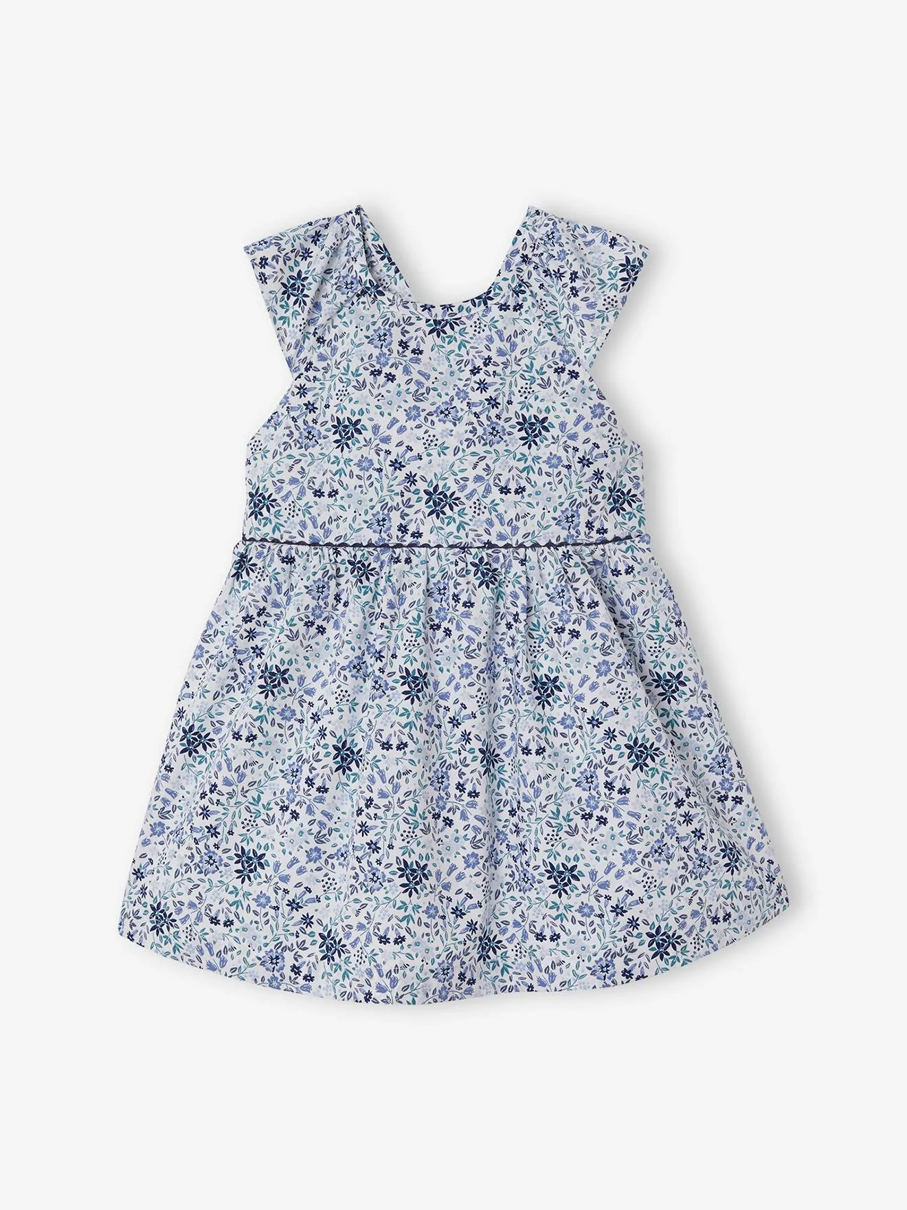 Robe fleurie bébé de cérémonie blanc imprimé - Vertbaudet