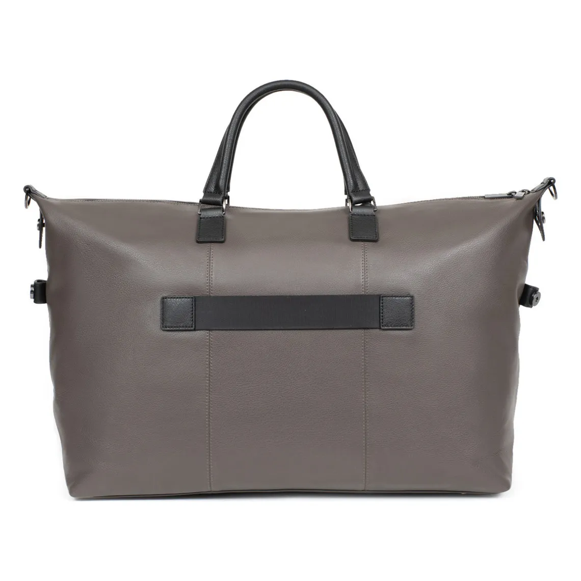 Sac de voyage Cuir TOGETHER Taupe/Noir Liam Daniel Hechter Maroquinerie - Sac de voyage Homme sur MenCorner