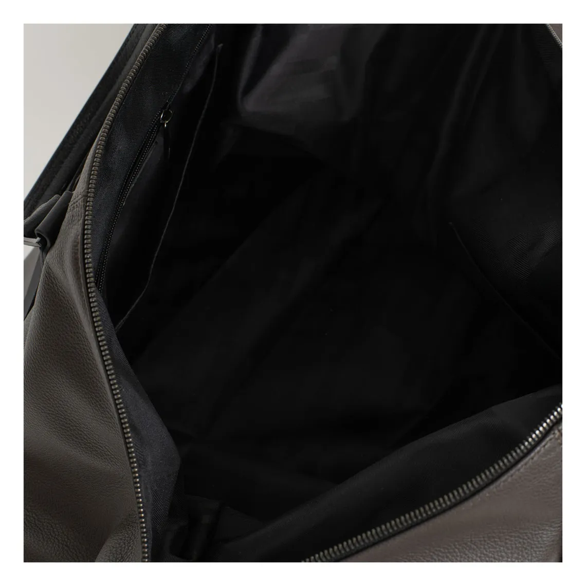 Sac de voyage Cuir TOGETHER Taupe/Noir Liam Daniel Hechter Maroquinerie - Sac de voyage Homme sur MenCorner