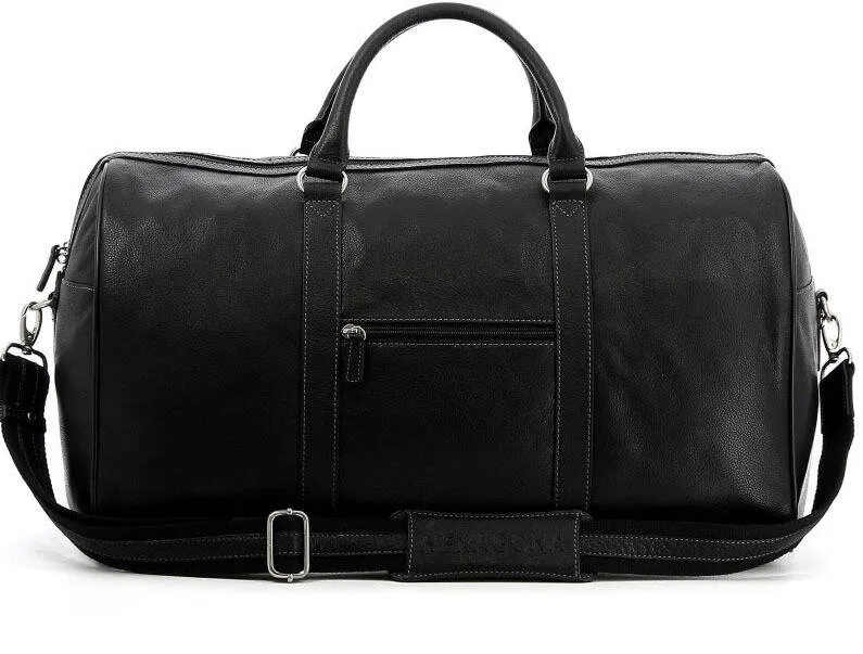 Sac de voyage cuir vachette noir