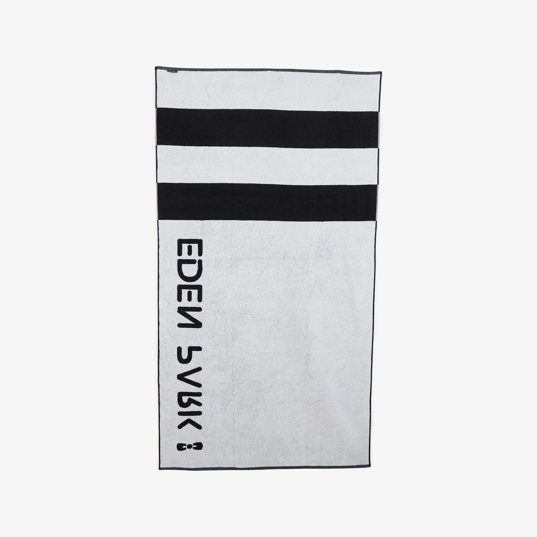 Serviette de sport color block blanc