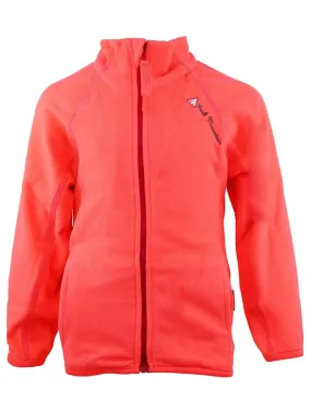 Sweat polaire fille GAFONE - PEAK MOUNTAIN - Orange corail