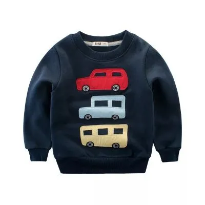 Sweatshirt garçon voitures camions crewneck