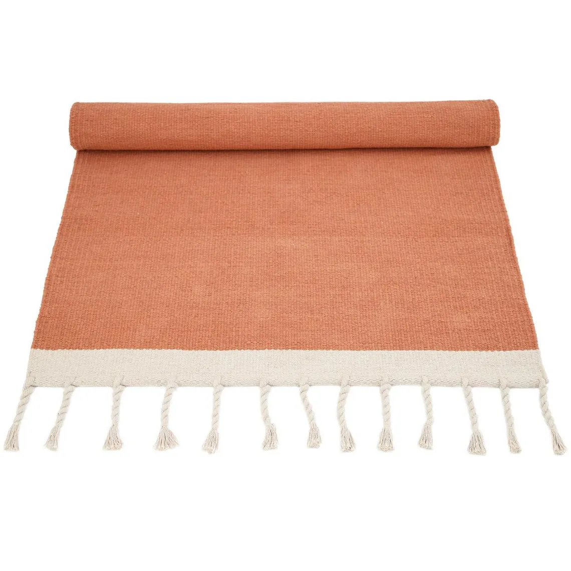 Tapis coton contemporain Rose Liege en coton | 3 Suisses