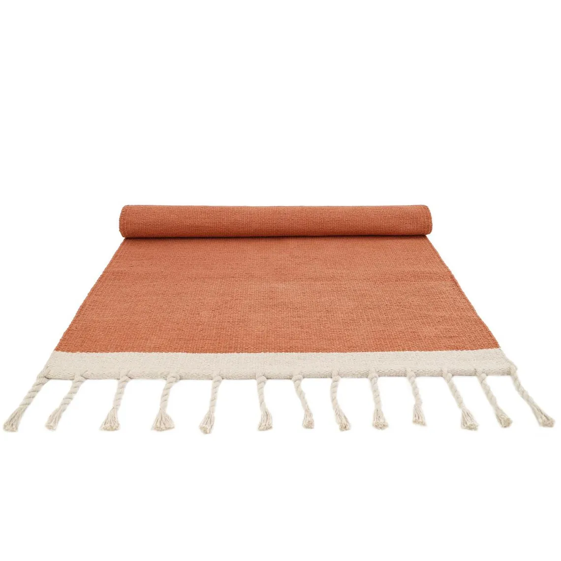 Tapis coton contemporain Rose Liege en coton | 3 Suisses