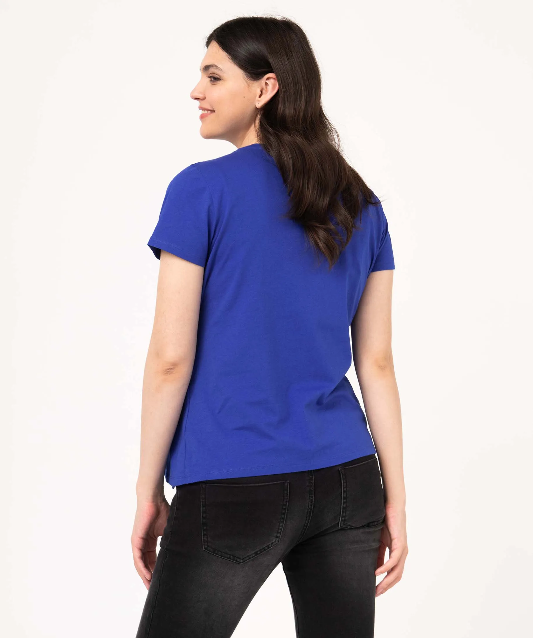 tee-shirt de grossesse et dallaitement a motifs bleu t-shirts manches courtes