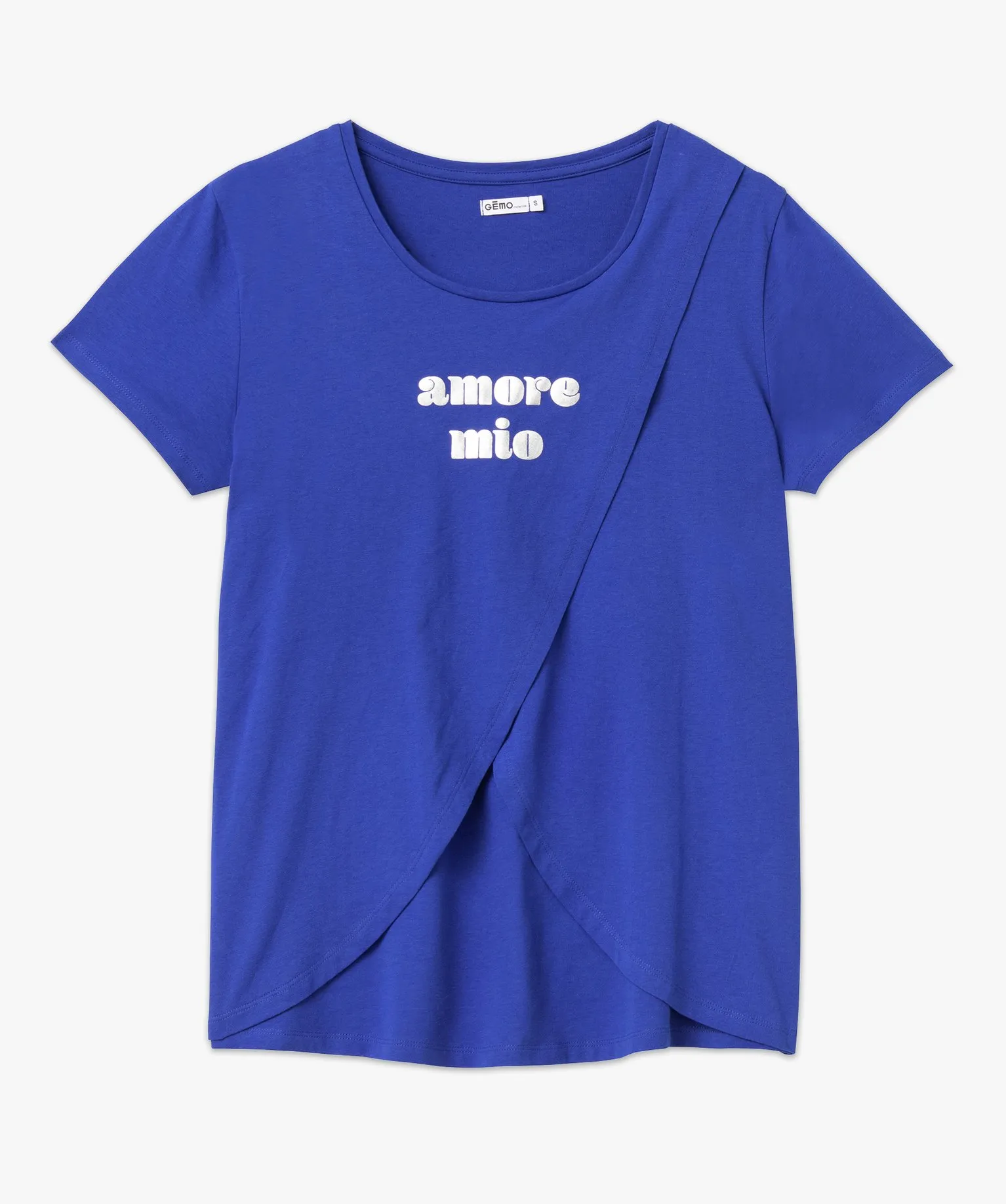 tee-shirt de grossesse et dallaitement a motifs bleu t-shirts manches courtes