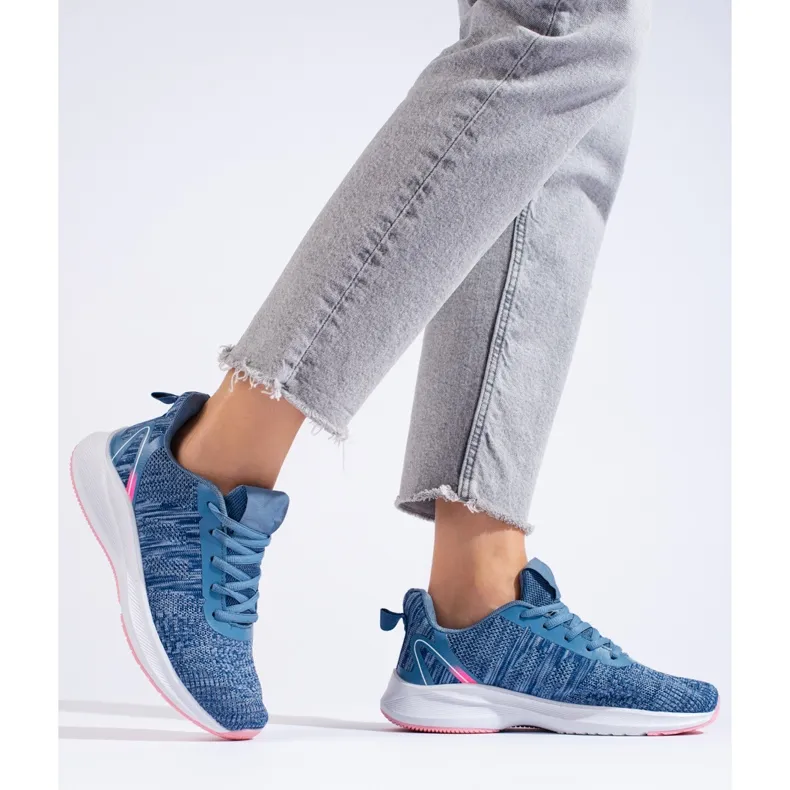 TRENDI Chaussures de sport textiles bleu