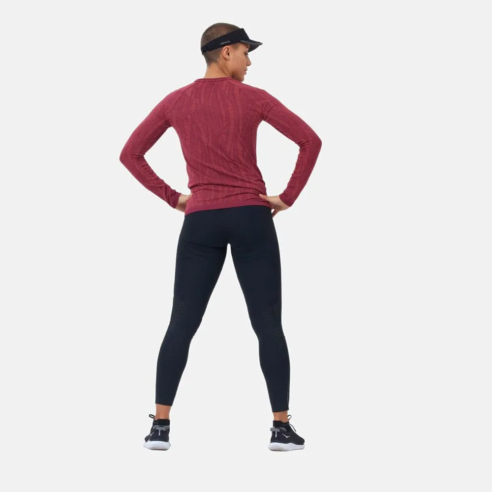 Vêtements de sport ODLO Femme | collant de running avec construction sans couture ODLO ZeroWeight Noir pour femme | 322961-15000