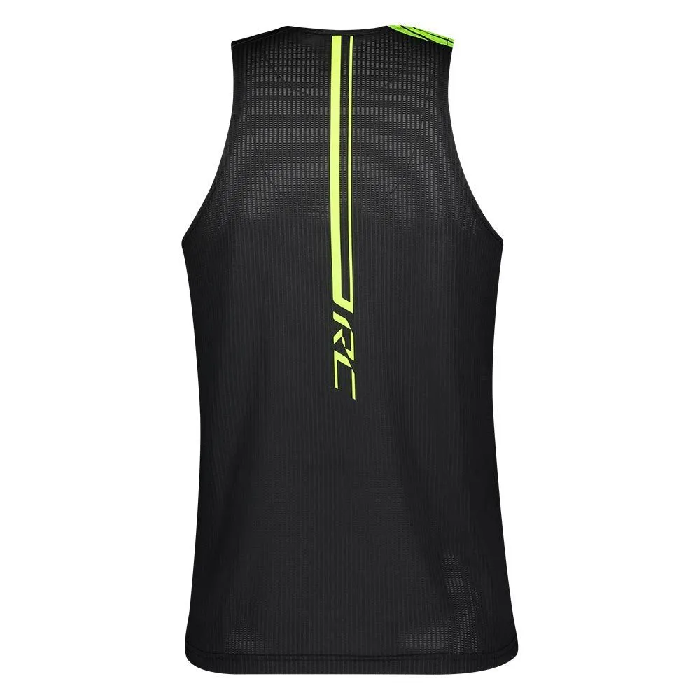 Vêtements de sport SCOTT Homme | Débardeur de running léger et respirant SCOTT Singlet RC Run Black/Yellow pour homme | 280236-1