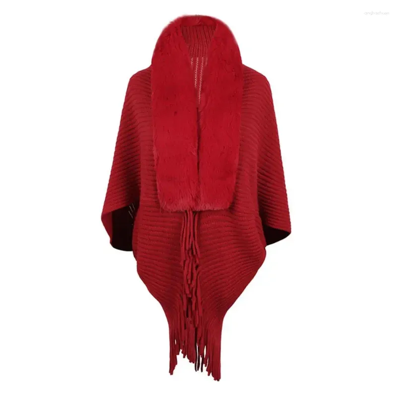 Écharbes Robes De Soirée Châle Élégante Pour Femmes En Tassel En Peluche En Tassel Avec Une Protection Contre Le Cou En Fausse F